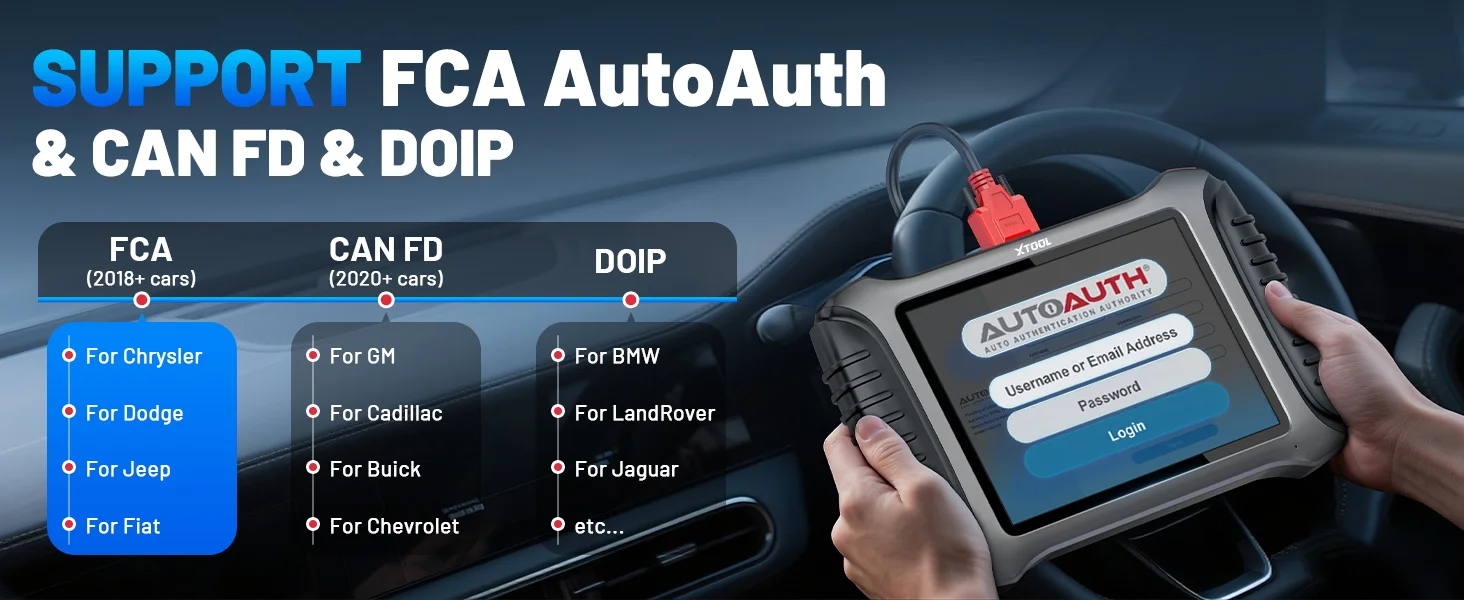 XTOOL X100 PAD3 V2.0 Auto Key Programmer X100PAD3 IMMO Key Programming Tools All Key Lost 38+ Special Functions CANFD DOIP FCA – Detail 9