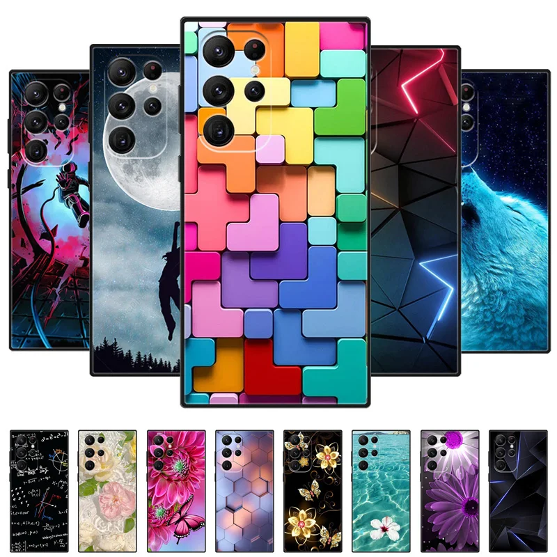 Wolf Cat Animal Design Silicone Soft Back Case Cover