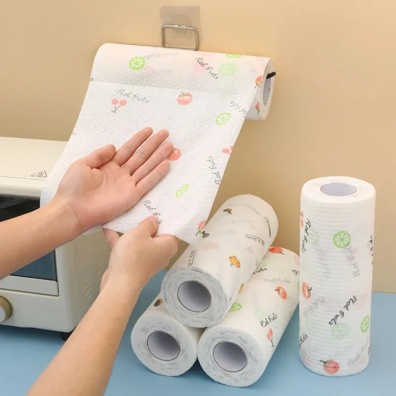 Reusable Paper Towels Kitchen Towel Dish Cloths Hand Wipes Multi-Use Durable Reusable Rags for Kitchen Daily Cleaning paper towel