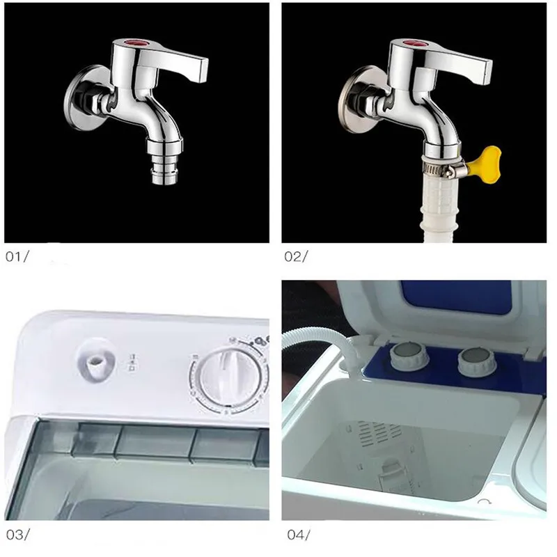 Washing Machine Inlet Pipe Air Conditioning Drain Pipes Household Faucet Lengthened Drainpipe Tube Kitchen Basin Plastic Hose silicone tube plumbing hose water pipe rubber hose drain hose pvc plastic hoses