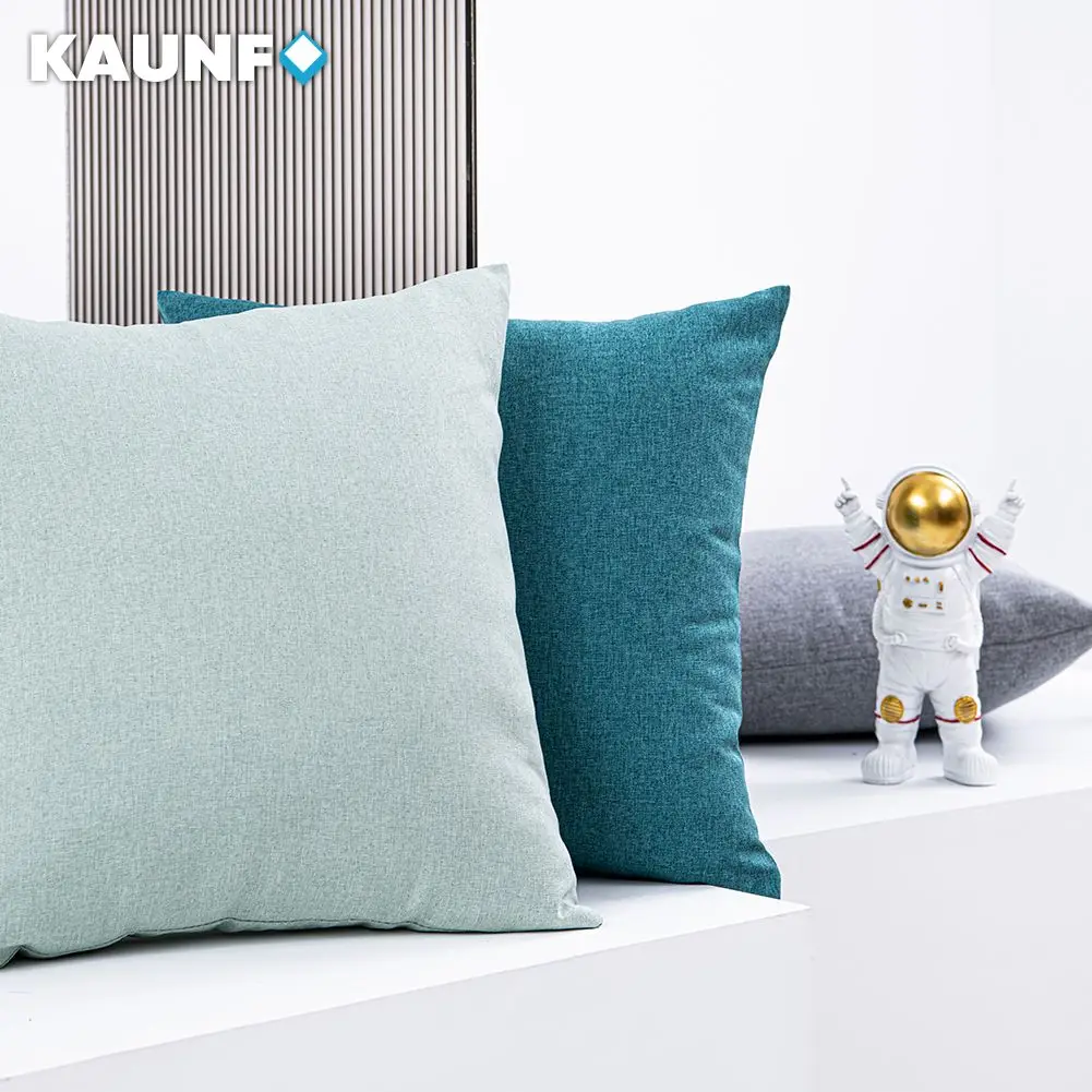 

Наволочки KAUNFO, однотонные водонепроницаемые, мягкие, прохладные, размеры s, 45 х45 см, для дивана, кровати, стула