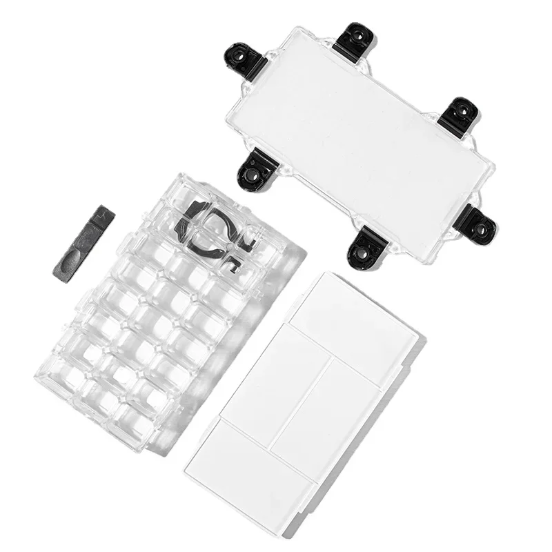24/36 Grid Watercolor Acrylic Paint Moisturizing Storage Box Portable Outing Painting Tray Artist Creation Supplies paint tray color palette watercolor palette