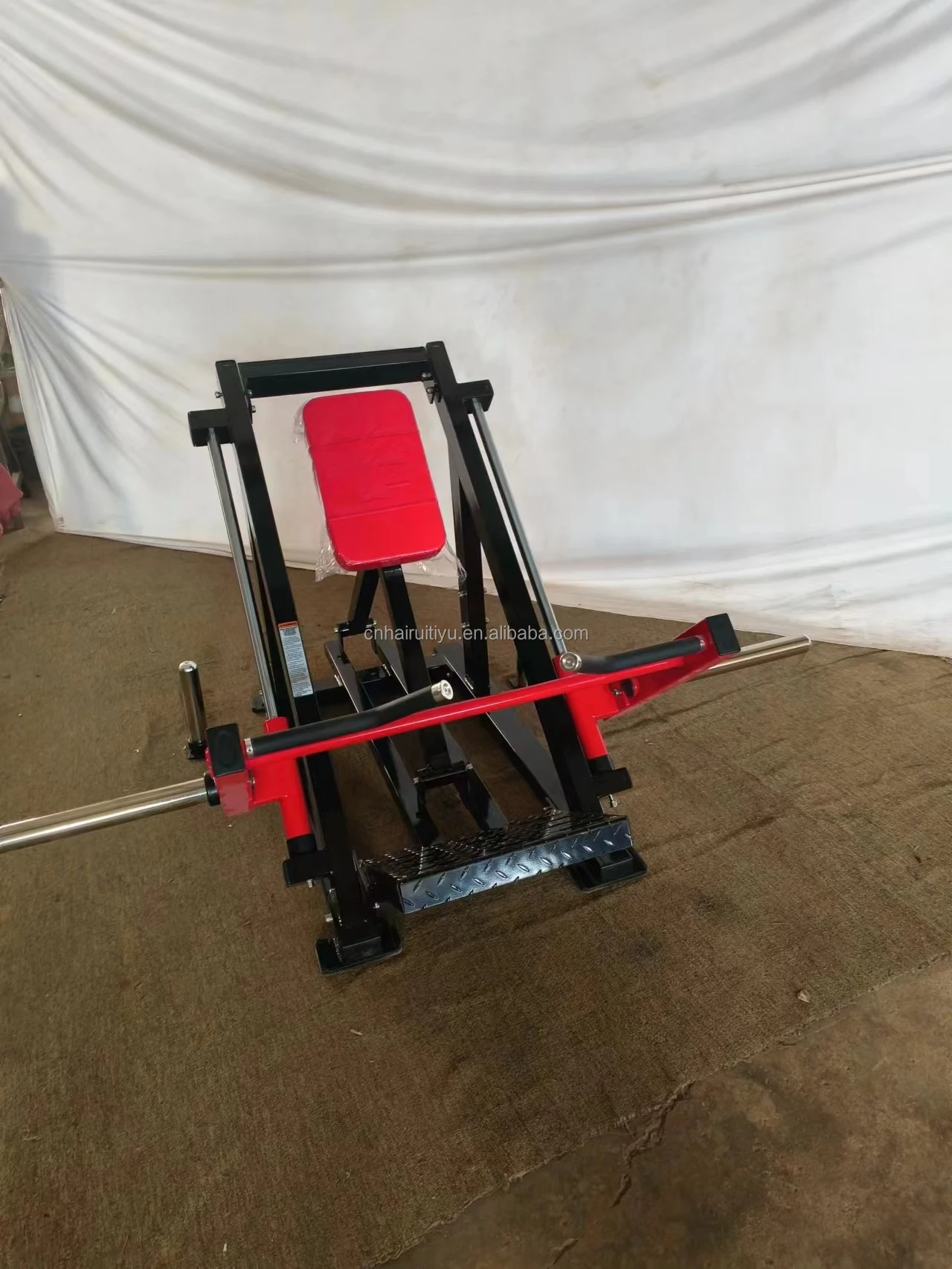 Description Picture 5 of itemLinear Rowing Machine Strength Gym Machine Plate Loaded Seated Row/ Body Exercise Equip Gym Fitness Lateral Seated