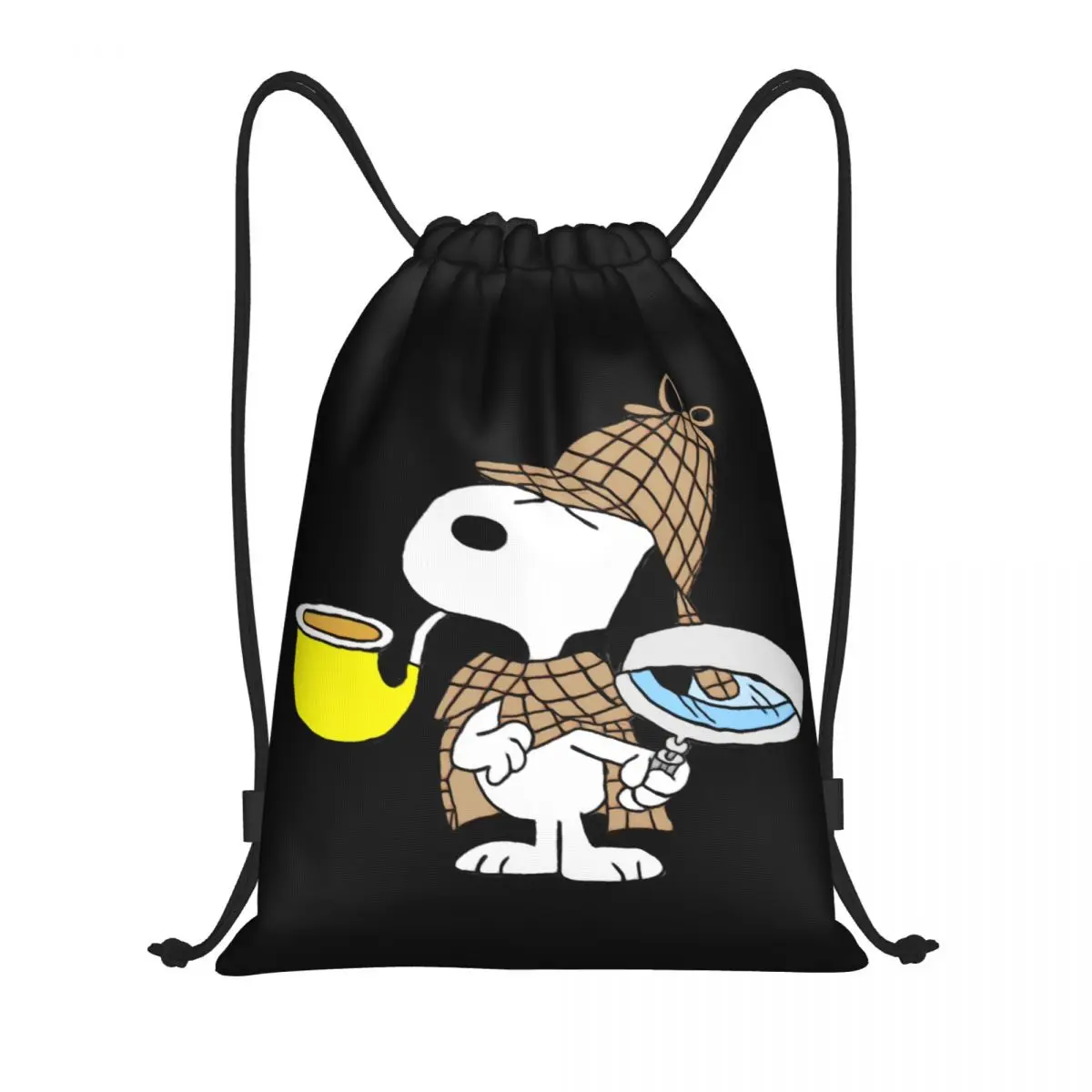 

Индивидуальный S-Snoopys, рюкзак на шнурке для курения для мужчин и женщин, спортивный рюкзак для спортзала, Портативная сумка для покупок