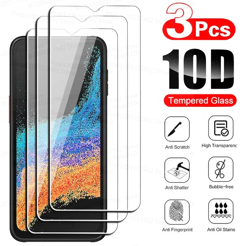 

3PCS Tempered Glass for Samsung Galaxy Xcover6 Pro Screen Protector on Xcover6 Pro Glass Film