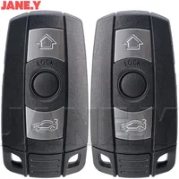 รีโมทกุญแจรถ Fob กรณีเชลล์สําหรับ BMW 1 3 5 6 X Series สําหรับ Smart Key Shell Blade Fob E90 E91 E92 e60 Remote กรณี 6