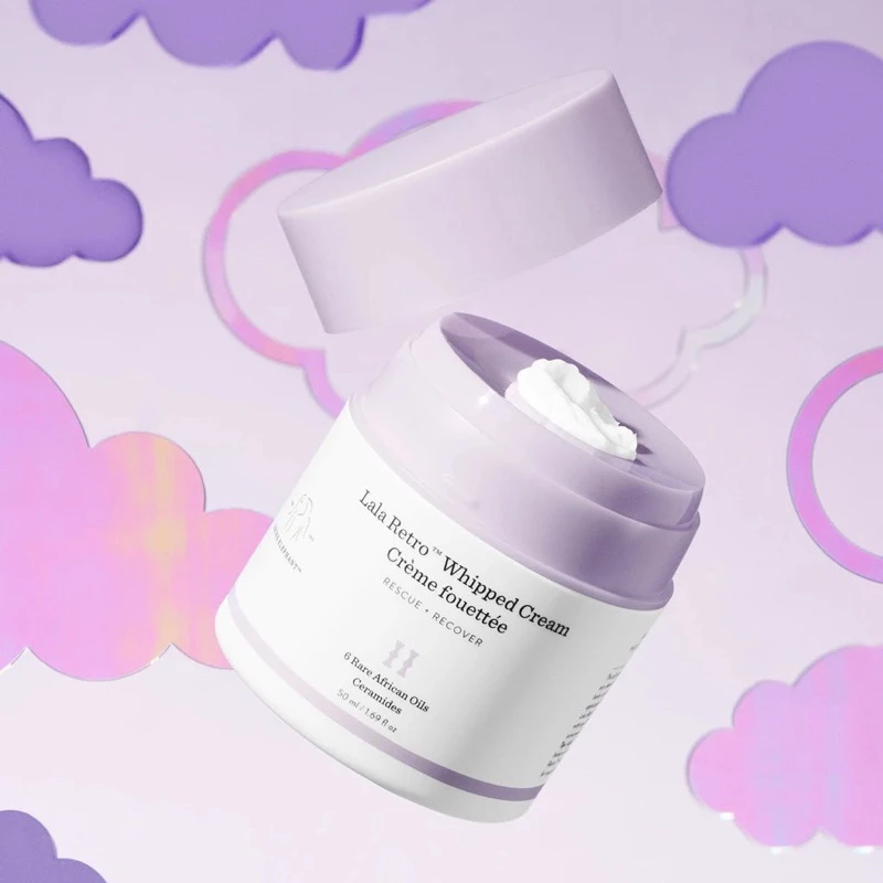 

Drunk Elephant Lala Retro Whipped Cream Super Repair And Soothing Moisturizer Brighten Skin Tone Repair Sensitive Skin Care 50ml