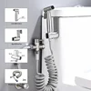 Handheld Bidet Toilet Sprayer Kit  stainless steel spray gun with 3 Way Valve，bellows Used for personal hygiene and pet bathing 1