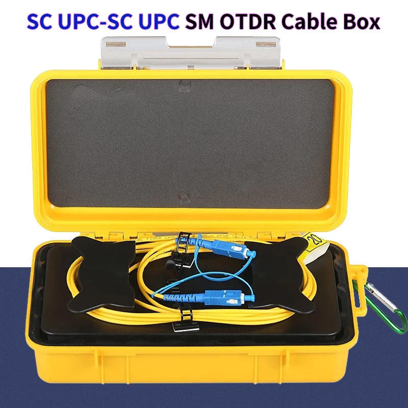 

SC/UPC-SC/UPC OTDR Dead Zone Eliminator,Fiber Rings ,Fiber Optic OTDR Launch Cable Box 500M 1Km 2Km SM 1310/1550nm