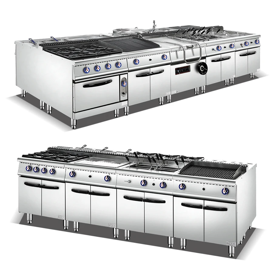 Industrial 2-Burner Gas Stove for Hotel Fast Food Restaurant & Commercial Kitchen Kitchen Machines