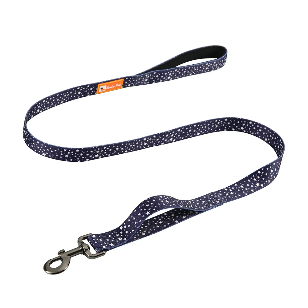 Fashion Printed Dog Leash Running Walk Train for Large Small Cat Dogs Pets Leashes No Pull Nylon Leash Rope Pet Products