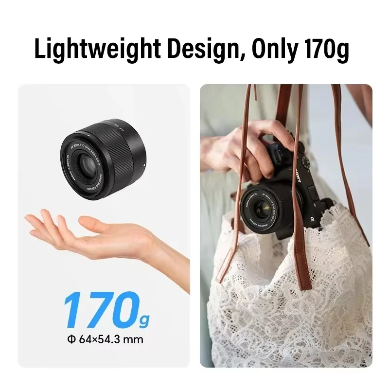 Viltrox 15mm 25mm 35mm 56mm F1.7 에어 시리즈 광각 자동 초점 APS-C 카메라 렌즈 ( E, 니콘 Z, 후지필름 X 마운트 카메라용)