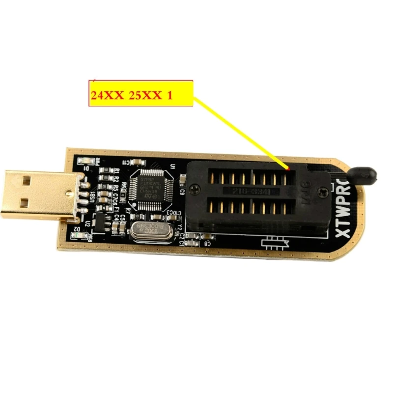 XTW100 Programmer Multifunction USB Motherboard BIOS SPI FLASH 24 25 Reader Writer for arduino