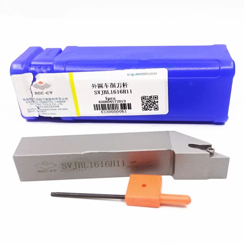 

SVJBR1616H11/SVJBL1616H11/SVJBR1616H16/SVJBL1616H16 ZCC.CT External Turning Tool Cutter Bar For VB** inserts 1PCS/BOX