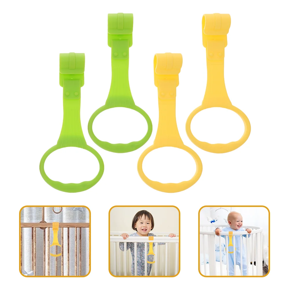 Baby Crib Pull Rings Baby Bed Stand Up Hanging Ring Kids Walking Training Tools Suitable For 0-3 Years Old Baby baby plush cloth art bed hanging music bed around car hanging headwind chime puzzle toys 0 1 years old
