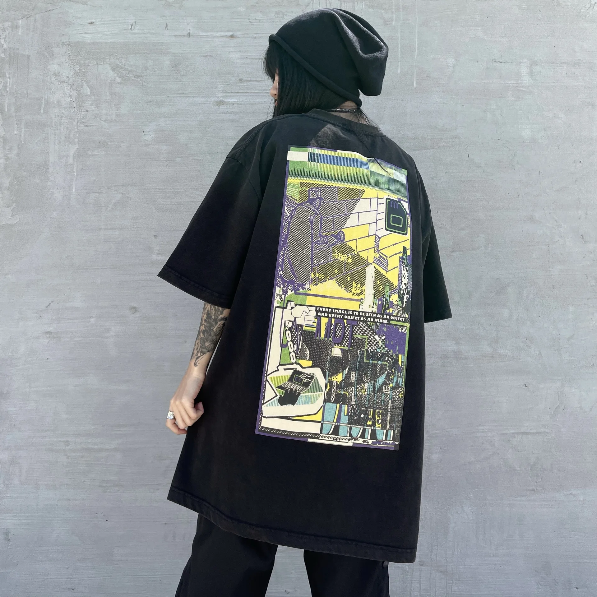 

CAVEMPT C.E T-shirt Man Woman 1:1 Old Printed T-shirt CAVEMPT C.E Top