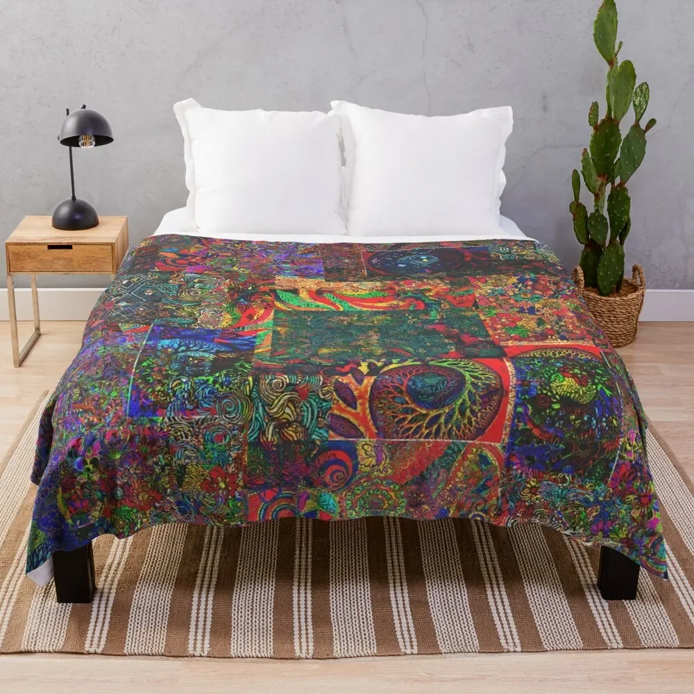 

Indie Daydream Throw Blanket Cute Dorm Room Essentials Blankets