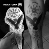 Evil Symbol Temporary Tattoo,Lasts To 15 Days New Technology Magic Waterproof Semi Permanent Sticker. 2