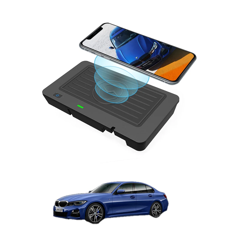 

Car Qi Wireless Charger For BMW 3 Series G20 G28 2019-2023 4 Series G22 2021 2022 Wireless Phone Charging Pad Mat Accessories