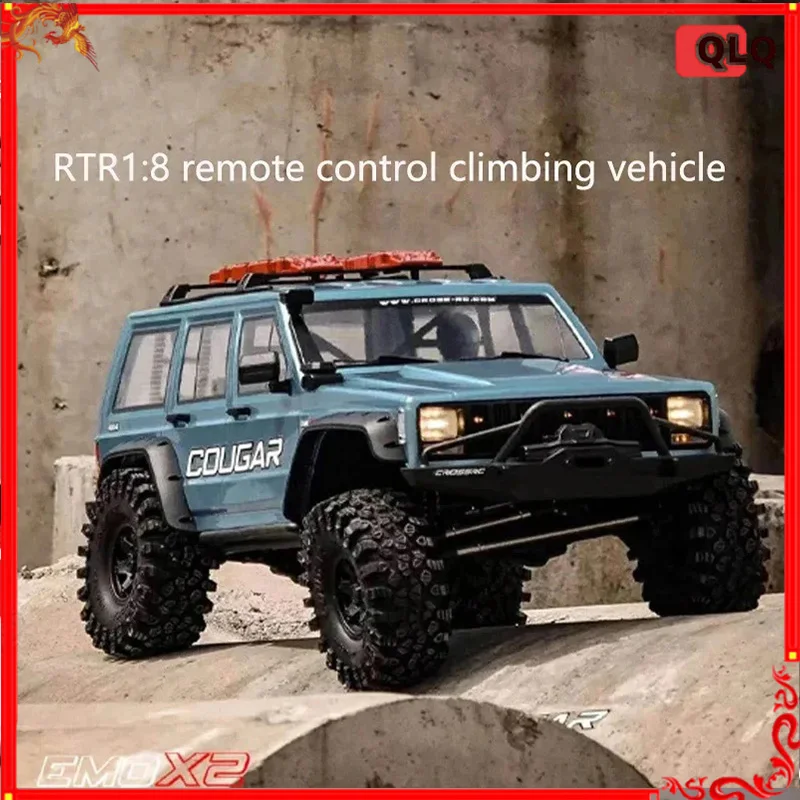 

Rtr 1:8 Crossrc Emo X2 Big Lion Electric Remote Control 4wd Differential Locking Bridge Lamp Remote Control Climbing Vehicle