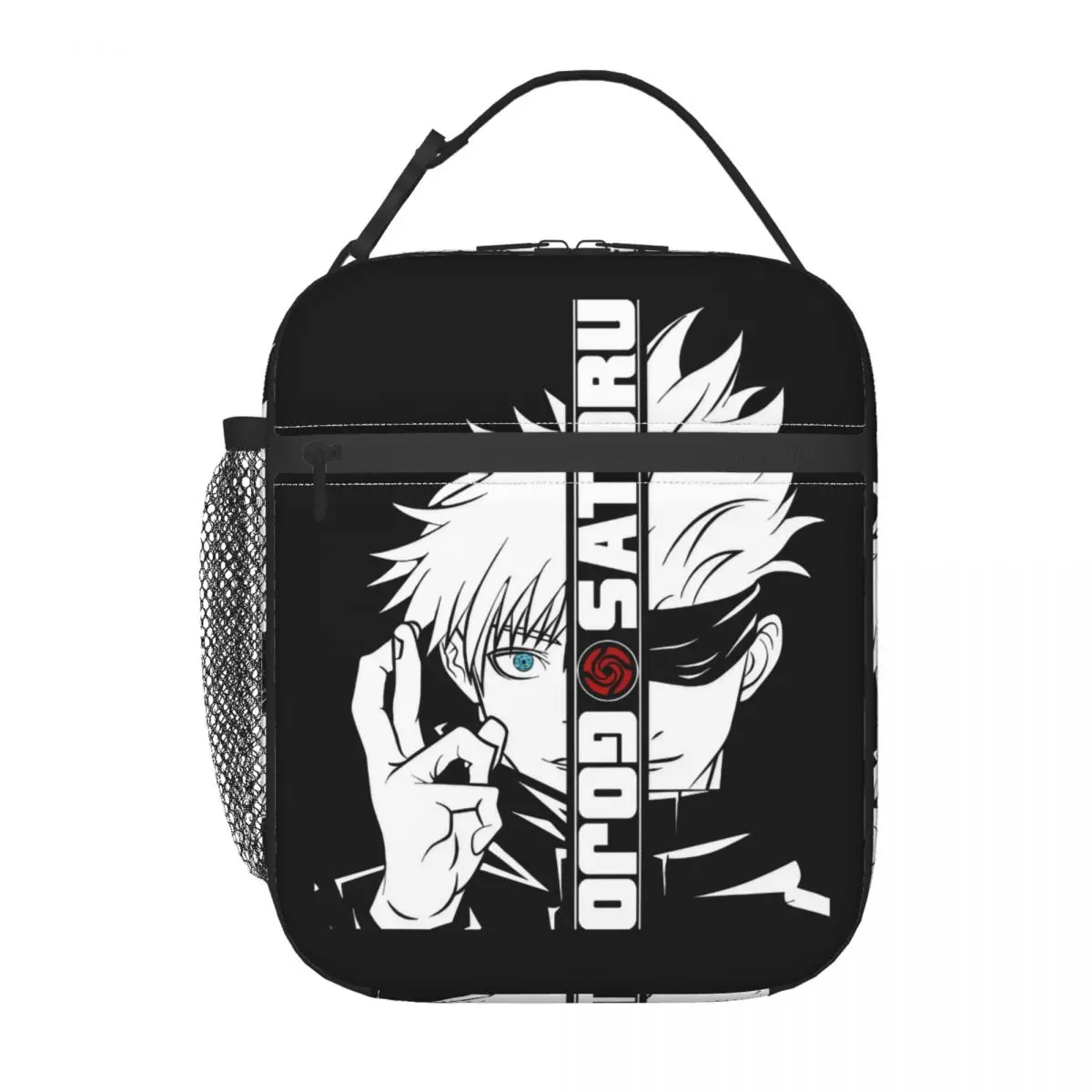 Gojo Satoru JJK Insulated Lunch Bag Cooler Bag Reusable Anime High Capacity Tote Lunch Box Girl Boy Beach Picnic 3