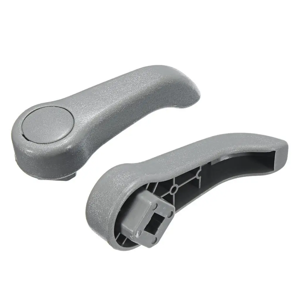 Great Performance 2x Seat Adjuster Handle Adjust for Clio MK2 Grey Stable Performance High Reliability