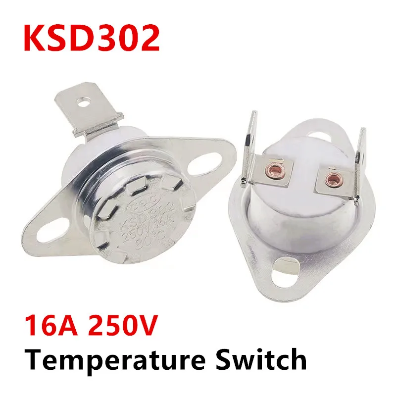 KSD302 Temperature Switch 16A 250V 40-300 degree