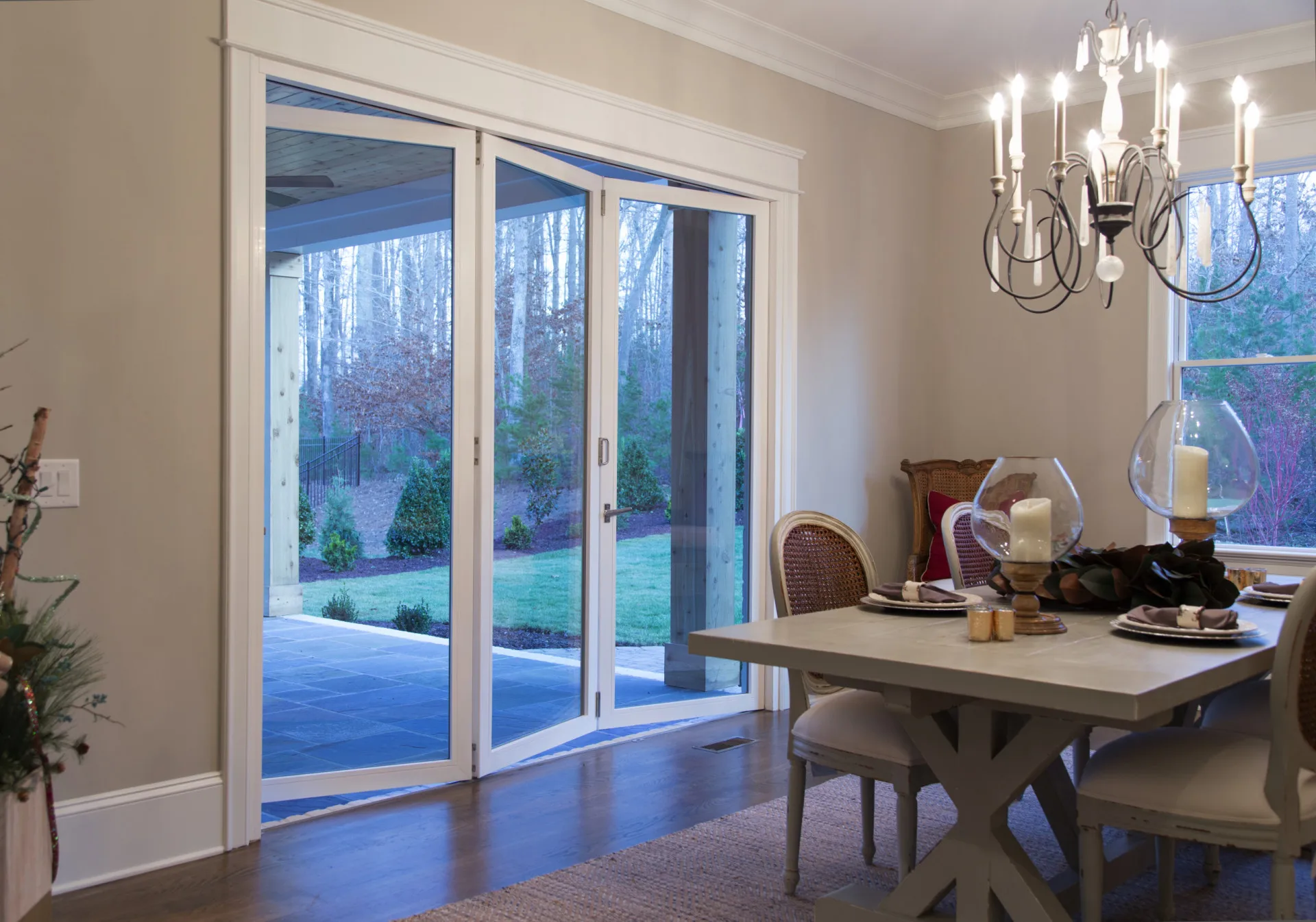 Bifold Doors Aluminum Framed Tempered Glass Sliding Folding Door House Used Aluminium Profile Patio Accordion Door