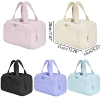 Large Capacity Cosmetic Bag Female Travel Wash Handbag Bathroom Partition Shower Makeup Pouch Waterproof Toiletries Organizer 2