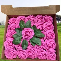 Elegant Foam Rose Bouquets - Perfect for Weddings, Gifts, and Decor (Rose red)