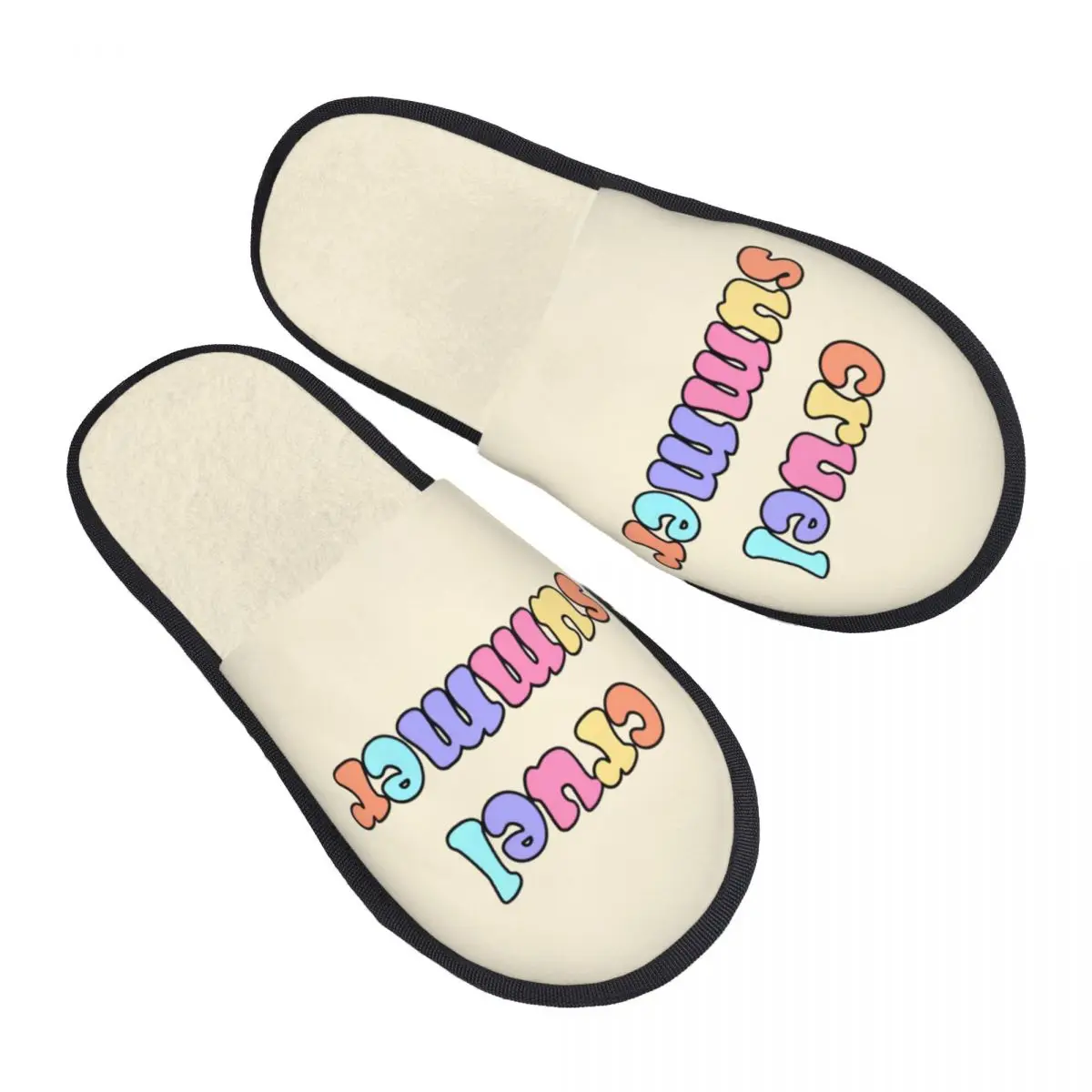 

Cruel Summer Slippers Non-skid Cozy Memory Foam Slippers Living Room