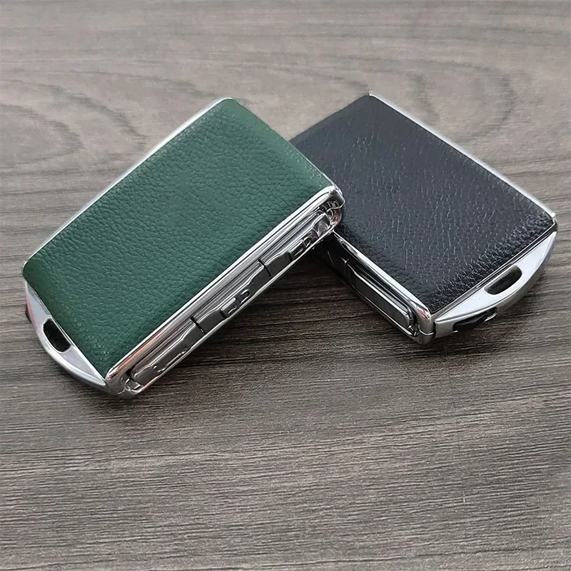 고급 가죽 합금 자동차 키 케이스 키 볼보 S60 S90 XC40 XC60 XC90 V60 V90 Polestar 1 Polestar 2 Polestar 3 용 쉘 교체