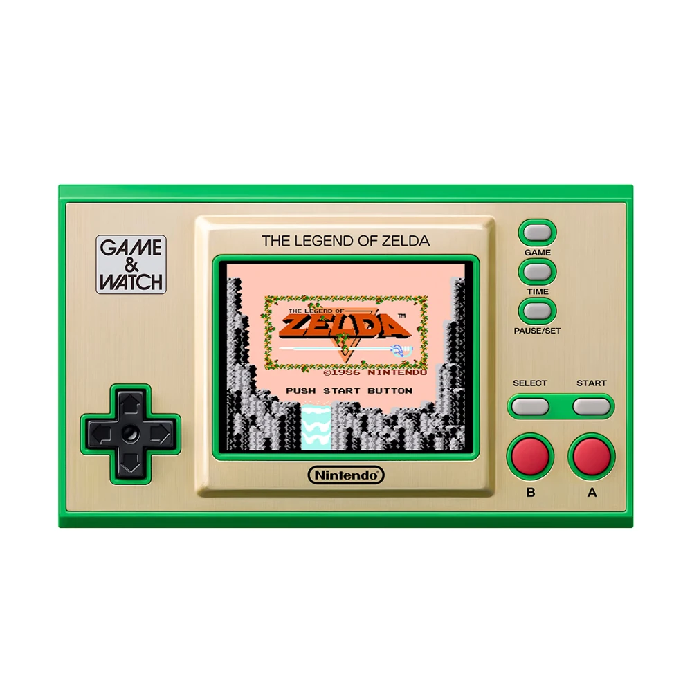 Nintendo Game & Watch The Legend of Zelda Play Three Series Defining Retro Games includes A Handy Digital Clock and Timer Nintendo Game & Watch The Legend of Zelda Play Three Series Defining Retro Games includes A Handy Digital Clock and Timer