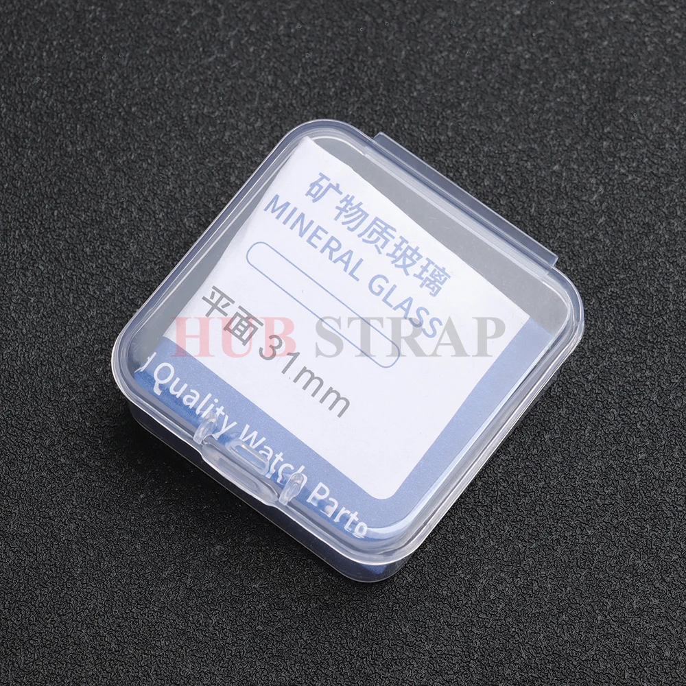 Transparent Crystal Watch Glass Replacement - Flat, Various Thickness & Diameters