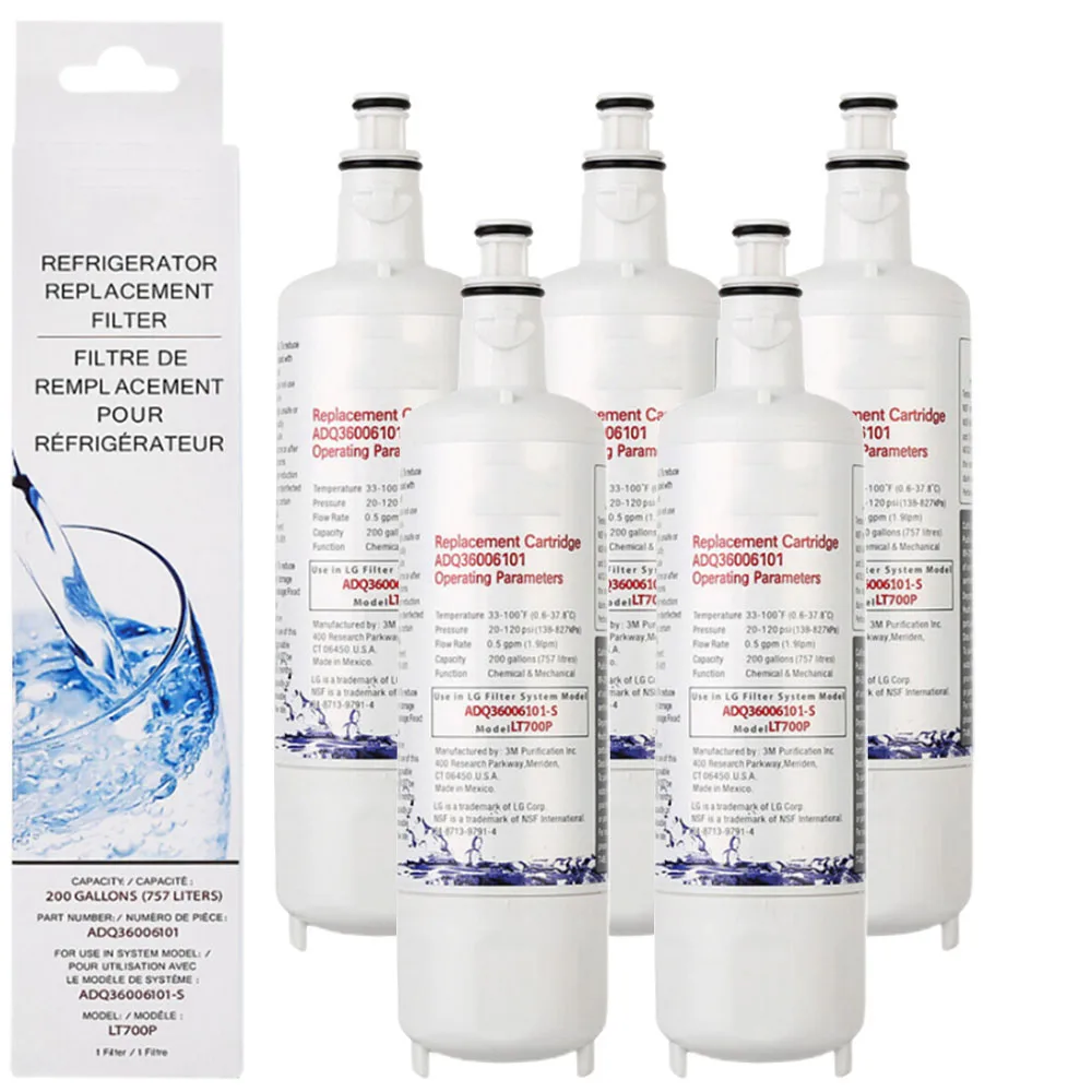 ReplaceLGLT700PRefrigeratorWaterFilterForADQ36006101ADQ36006102