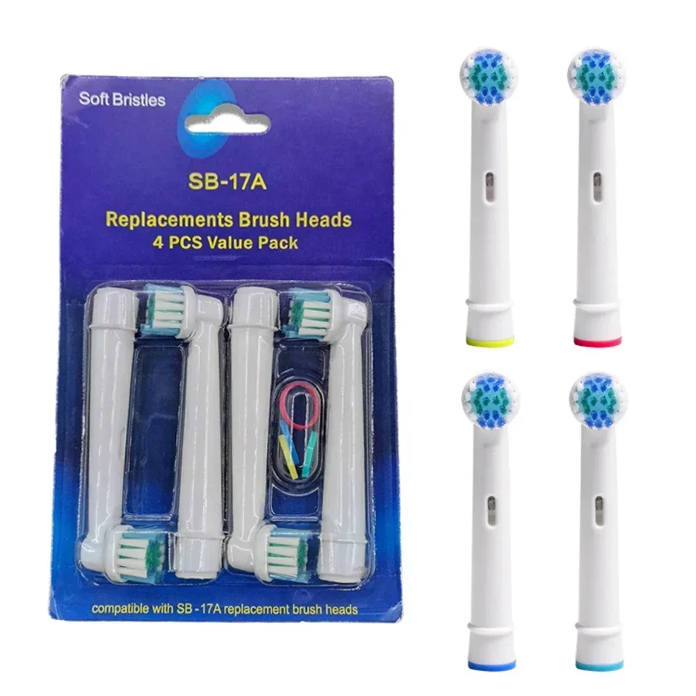 16/20pcs Electric Toothbrush Replacement Brush Heads for Oral B D25 D30 D32 4739 3709 for toothbrush heads