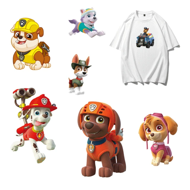 PAW PATROL T-SHIRT IRON ON TRANSFER