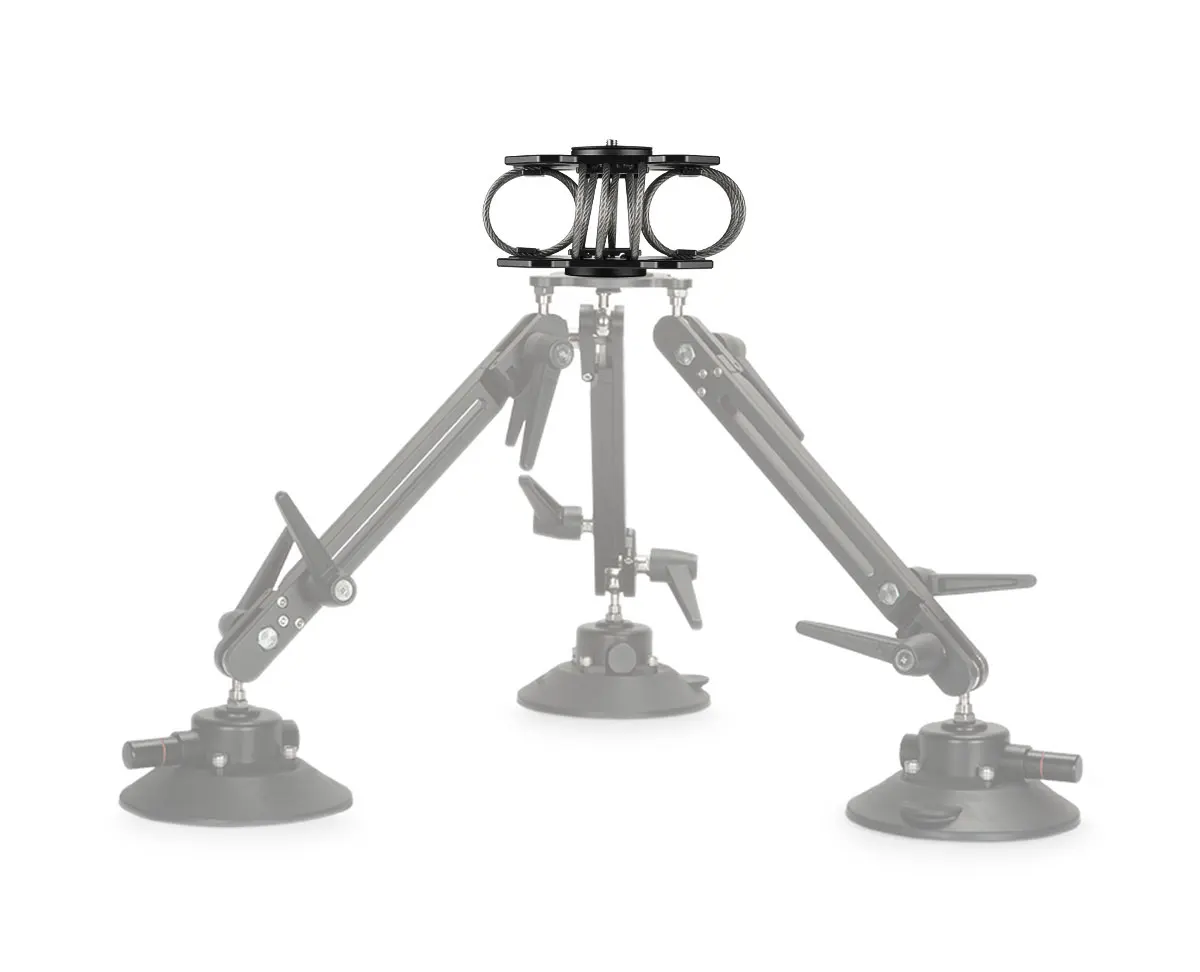 Selens Stoßdämpfer Vibrationsisolator 1/4 3/8 Stahldrahtplatte für Auto-Saugnapfhalterung Gimbal DJI RS4 RS3 RS2 Ronin S M – Detail 4