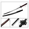 80cm Anime Bleach Katana Swords Kurosaki Ichigo Ninja Blade Cosplay Prop Wooden Anime Katana  Zangetsu Decorative 2