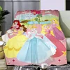 Disney Princess Printed Blanket Picnic Blankets Warm Blanket Soft and Comfortable Blanket Home Travel Birthday Gift 1