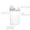 1Pc Sealed Cereal Insect-Proof Rice Bucket with Measuring Cup Transparent Rotary Food Moistureproof Tank Kitchen Storage Box 2KG 6