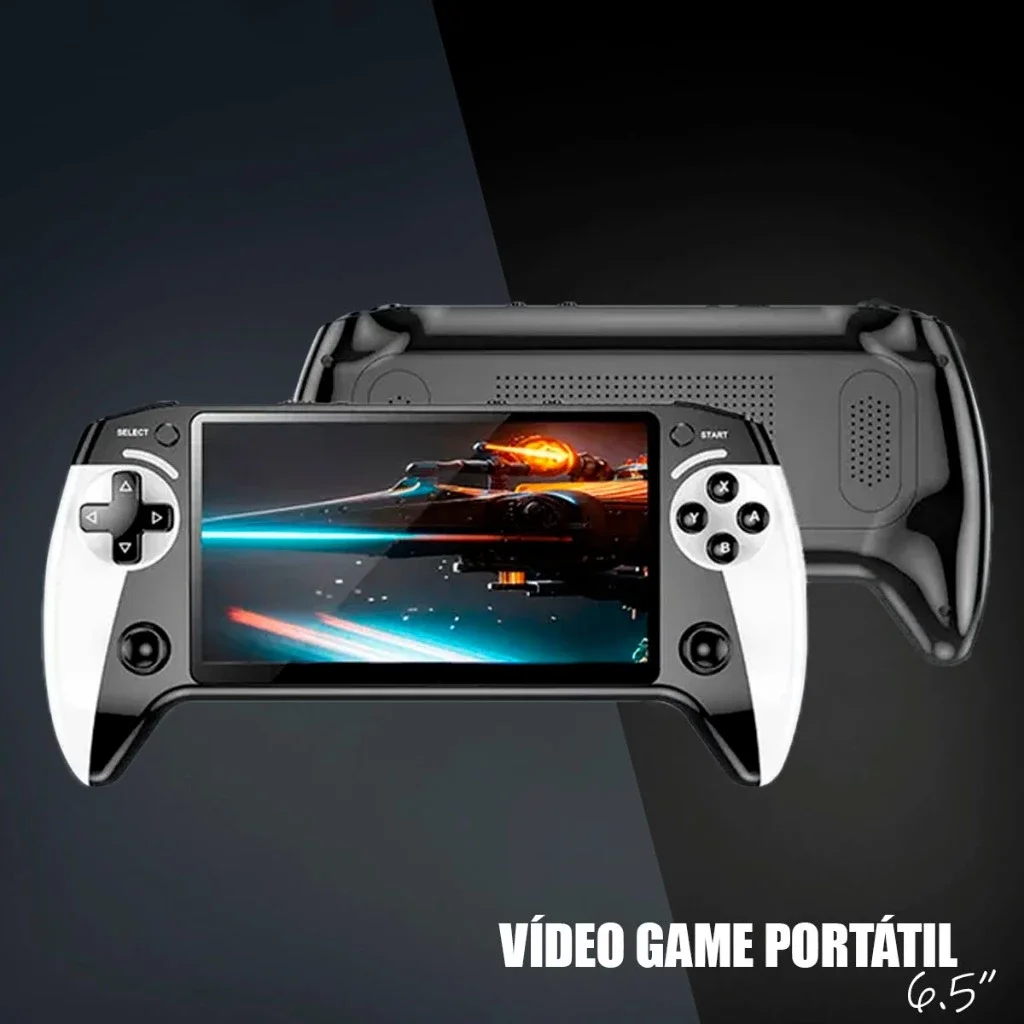 Vídeo Game portátil 10000 jogos retrô tipo P-s.Eony 6.5 Polegadas