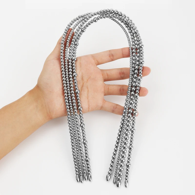 Extra long Urethra Plug Stainless Steel Horse Eye Stick Beads Man Masturbator Urine Blockage Penis Stimulation Sex Toys For Male