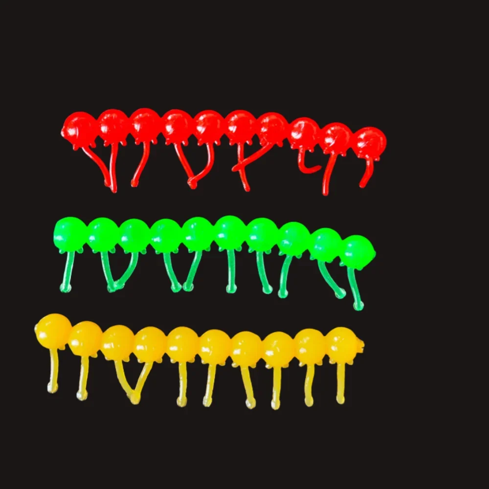Perles leurres flottantes MUKUN saveur fraise/maïs - appâts silicone élastique couleur vive