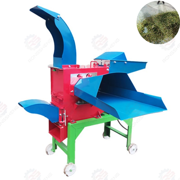 Multifunctional Animal Feed Grass Chopper Hay Grass Straw Chaff Cutter  Straw Crusher Silage Kneading Machine - AliExpress