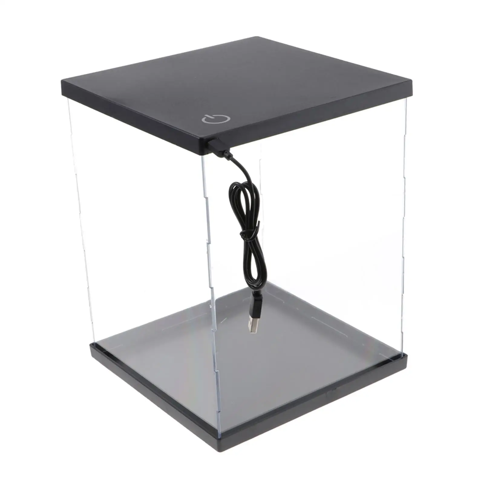 21x21x20cmTransparent Clear Acrylic Toys Display Dustproof Showcase Case Box