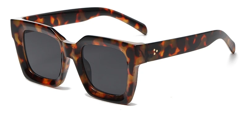 Gtievruo Lunettes de Soleil Homme Polarisées Classique Lunette Soleil Carré pour Protection UV400 Homme Femme Conduite Pêche