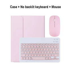 Premium Keyboard Case for Xiaomi Redmi Pad SE 11-Inch Tablet (Pink B)