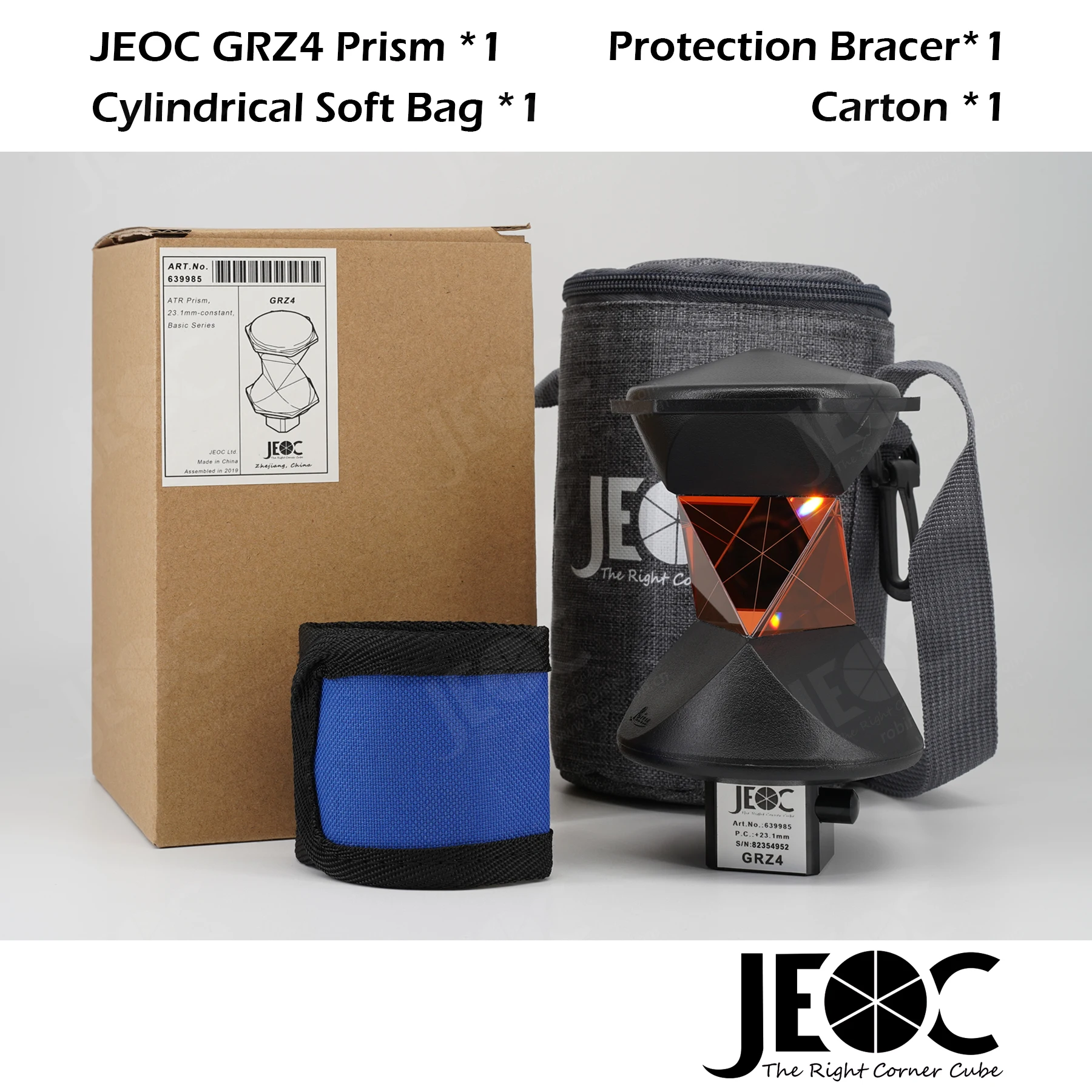 JEOC GRZ4、360 度反射プリズム、ライカ ATR