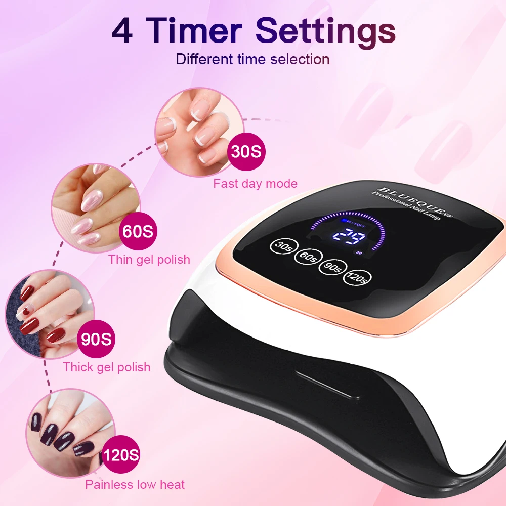 V3 UV LED Nail Lamp 180W Professional Nail Curing Lamps for Home Salon Led Drying Lamps for Nail Equipment Dryer for Gel Polish 4